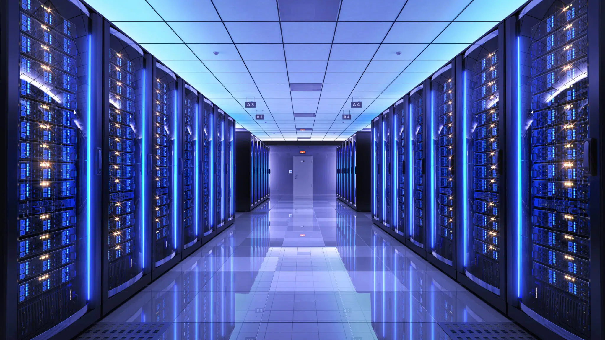 Data center server racks